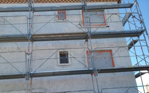 ﻿Nettoyage mur de façade